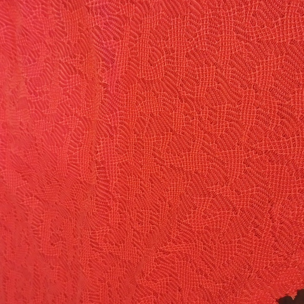 Red/Orange Colour Knit Fabric 6443